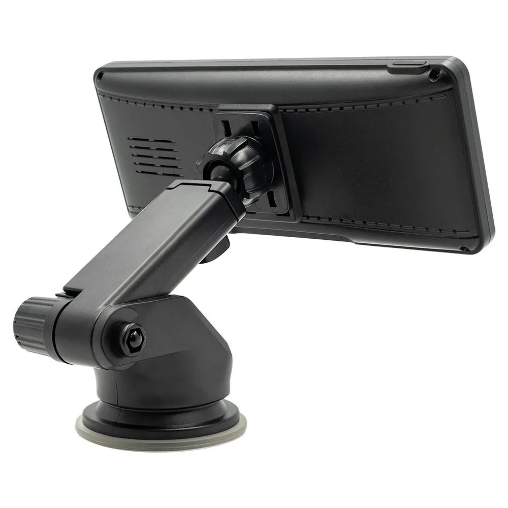 Portable wireless car video player with 6.86-inch screen on a plastic housing.