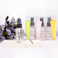 Three-piece glasses cleaning kit with 30ml cleaning agent, lens cloth, and screwdriver