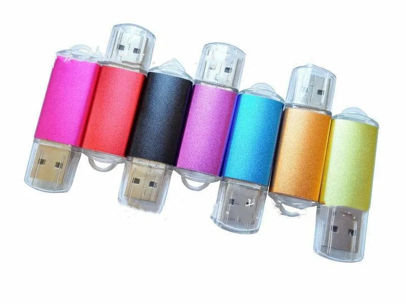 Metal shell USB encryption dongle for software protection with colour options shown