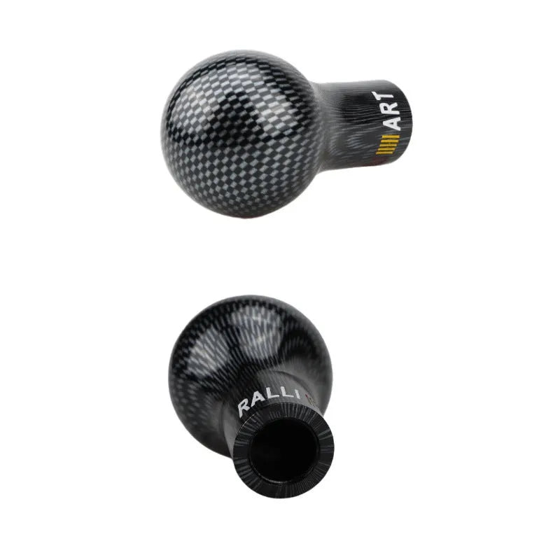 Mitsubishi car gear knob replacement in five colour options showing 7.6cm height