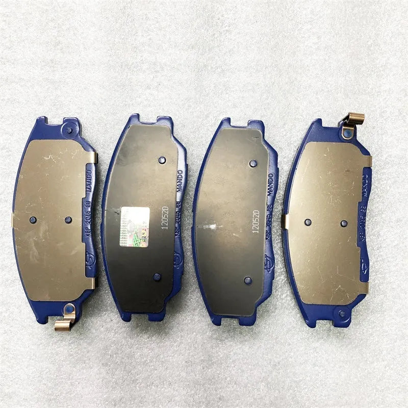 Metal brake pad for Aiteng Kyron Rester car, part numbers 4813009A10 and 4813008BA0