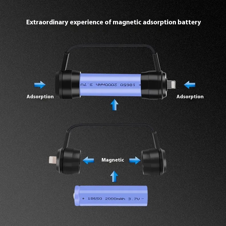 Mini portable iPhone emergency power bank with Apple interface battery and USB input