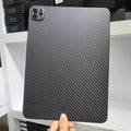 Genuine carbon fibre hard protective case for Apple iPad Pro 11 inch in matte and forged finishes.