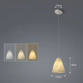Nordic iron fish-shaped LED chandelier with three-colour light for dining room or bedroom