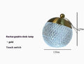 Modern cylindrical dimmable night lamp with touch control in a choice of five colours.