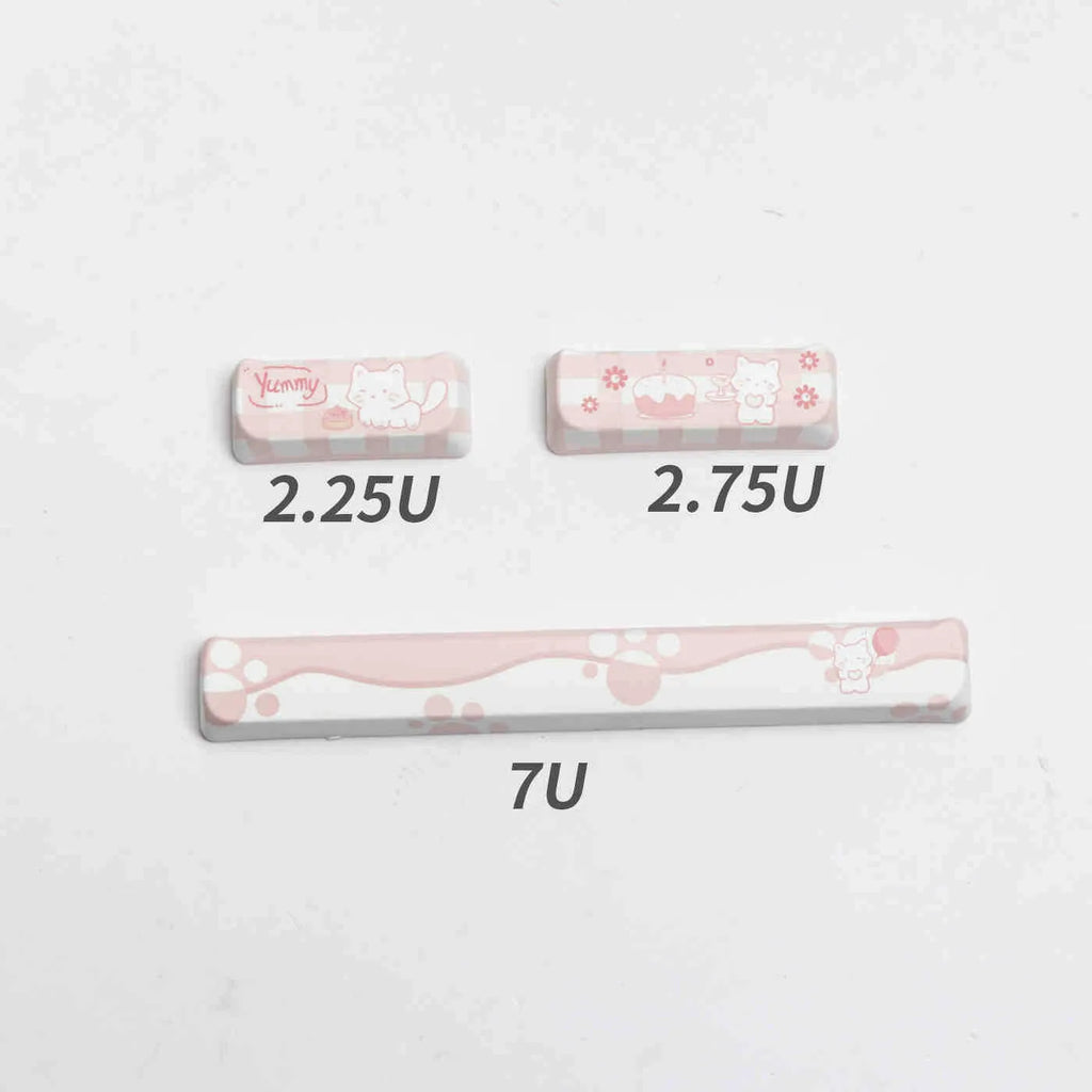 Full set of PBT sublimation keycaps for mechanical keyboard with over 98 keys