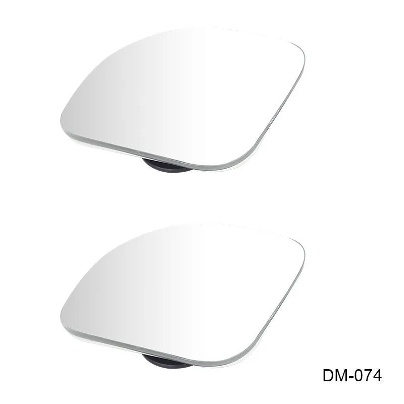 Black framed glass adjustable blind spot mirror for car rearview with DM series colour options