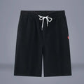 Cotton-linen cropped summer pants in Army Green with drawstring waist and mid-rise fit
