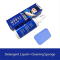 110ml bottle of table tennis rubber cleaning liquid with a sponge applicator.