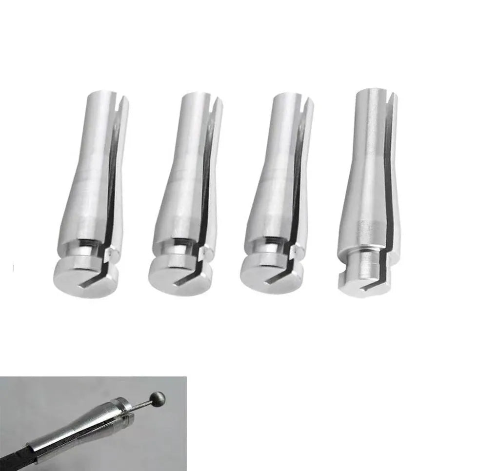 Four silver aluminium auto parts for Ford F150 F250 F350 rear cab latch repair kit