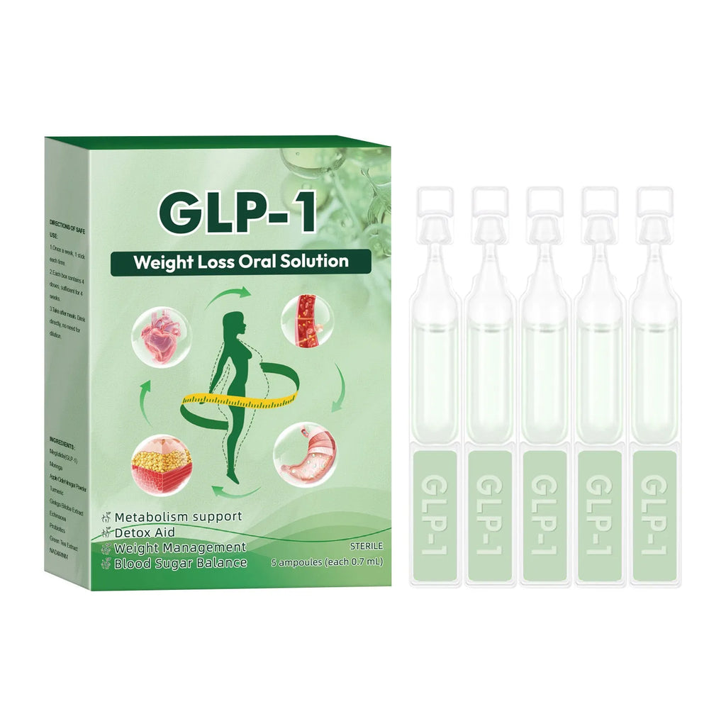 Boxed abdomen slimming care drops set with five pieces for lifting and firming treatments
