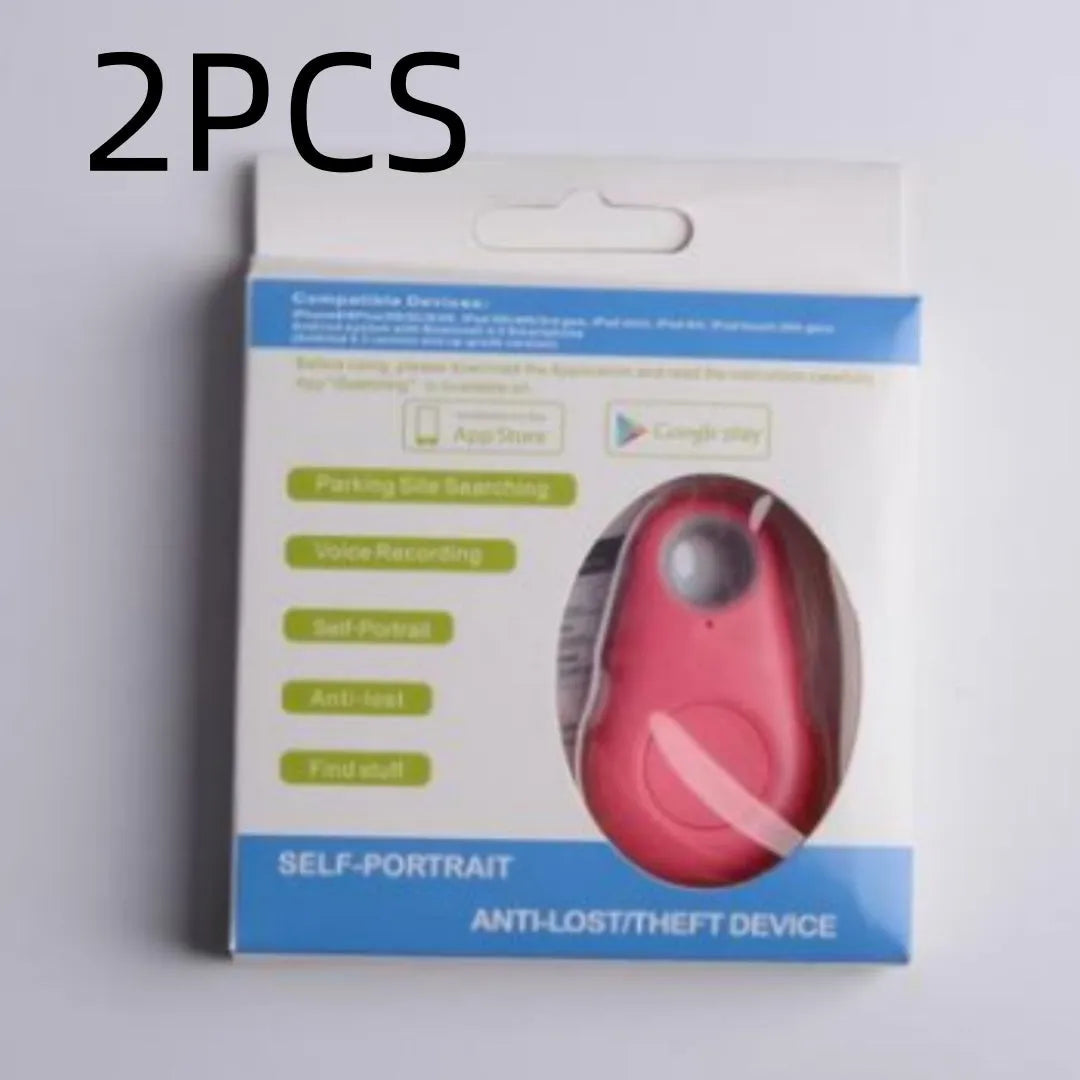 Bluetooth tracker anti lost key finder in black, white, pink, blue, green, compact 3.1x5.2x1.2cm