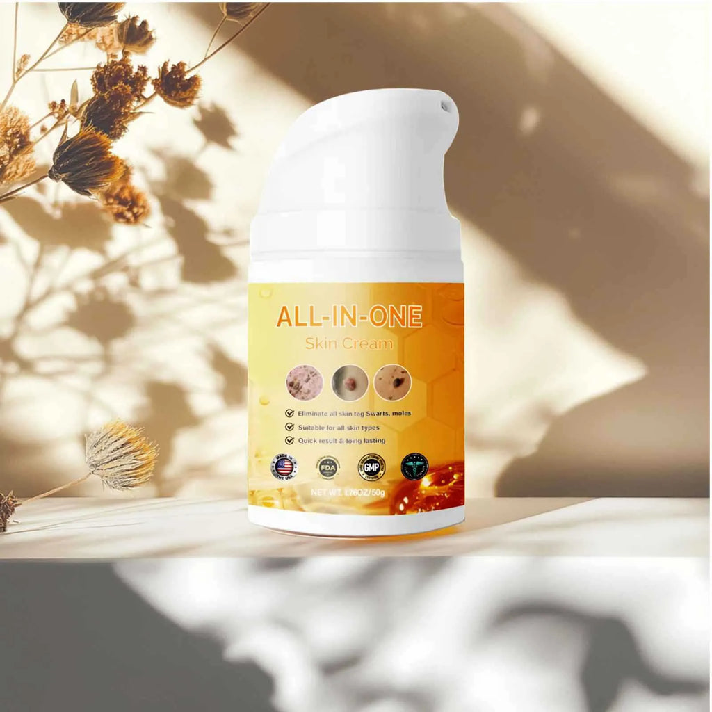 50ml bottle of non-standard neck cleaning cream for skin care.