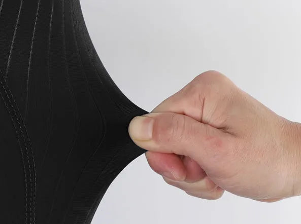 Cycling shorts with integrated padding in black, grey, or navy blue with seven-inch inseam