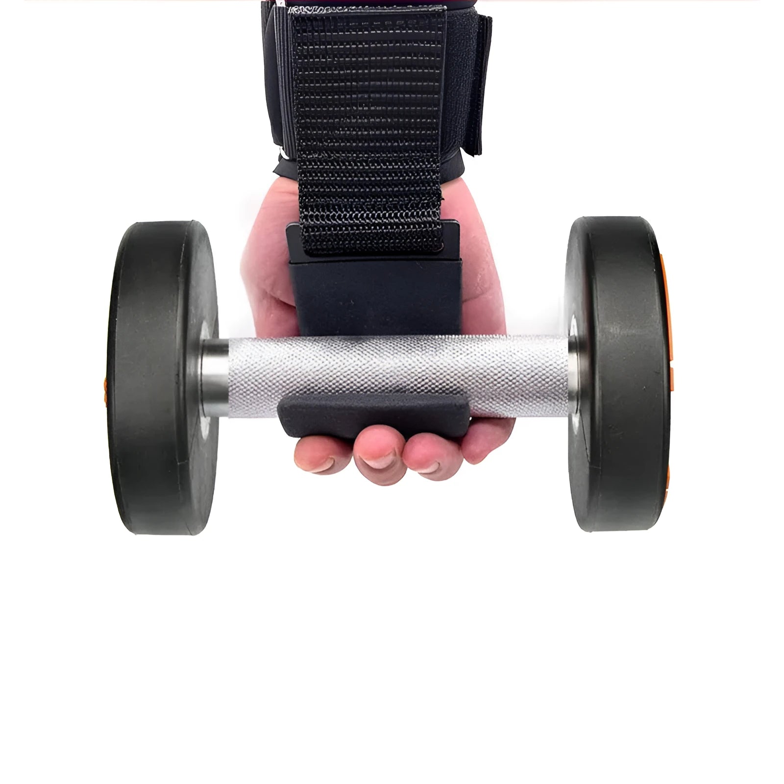 EVA power hook horizontal bar for weightlifting deadlift squat in black 37x8 cm free size pair