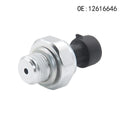 Silver metal fuel pressure sensor for GM vehicles, part numbers 12616646 12677836 D1846A.