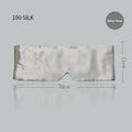 Mulberry silk sleep eye mask in champagne gold colour with elastic strap
