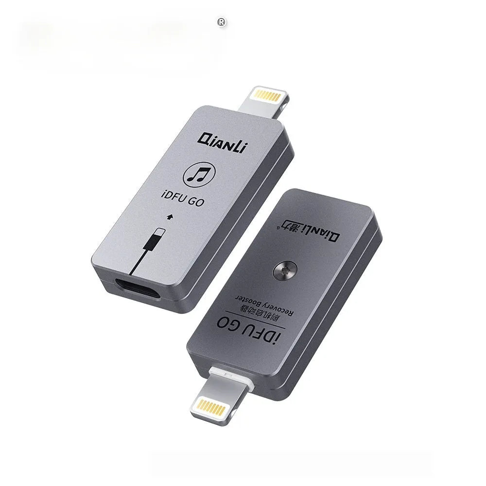 Black stainless steel quick brush starter for Apple mobile phone recovery mode repair tool with Type-C interface