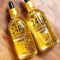 24K nicotinamide hyaluronic acid ginseng facial essence bottle for neutral and combination skin