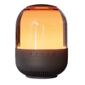 Creative Glass Transparent Colourful Bluetooth Speaker – 3W portable speaker with lithium battery, 13.6x12cm, for desktop and outdoor lawn