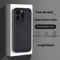 Black litchi patterned imitation leather phone case for Apple iPhone XR, XS, and XS Max