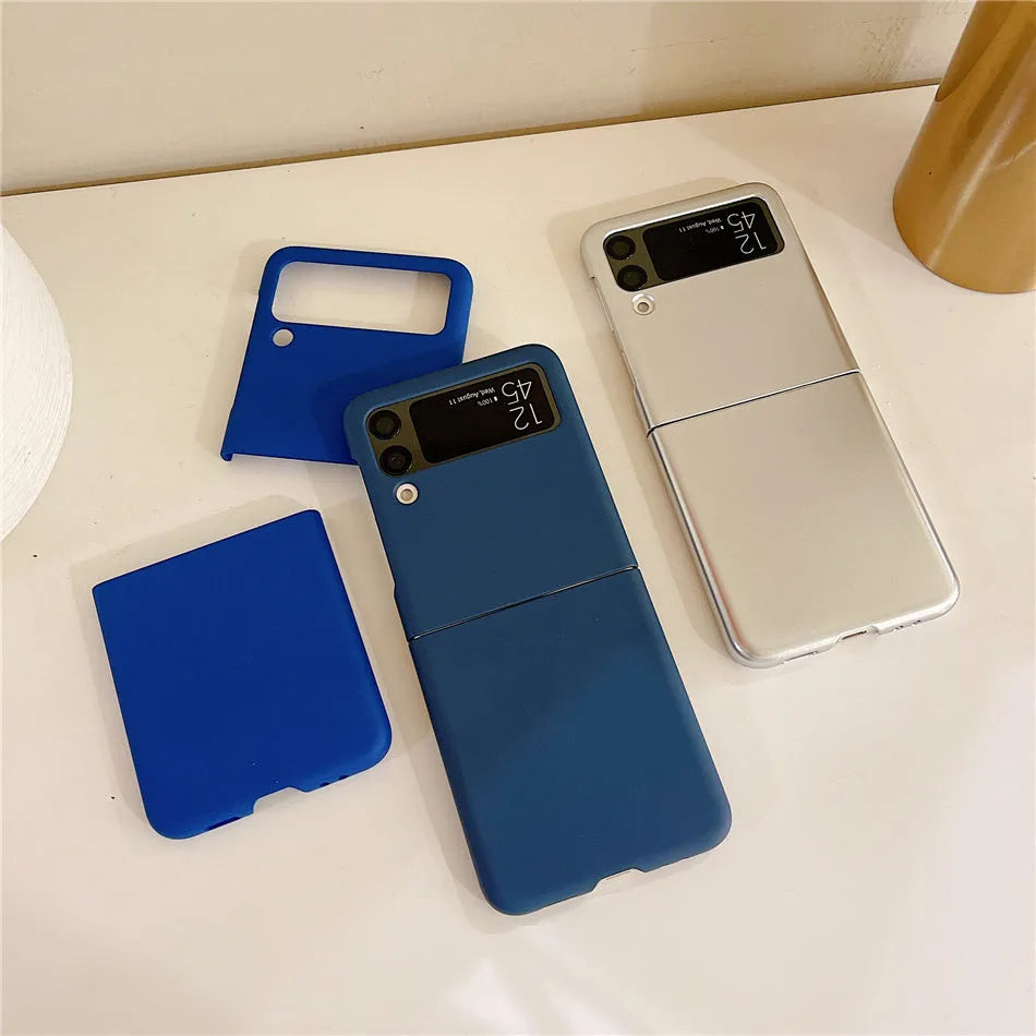 Hard mobile phone case for Samsung folding screen Z Flip4 Z Flip5 Zli3 in colour options