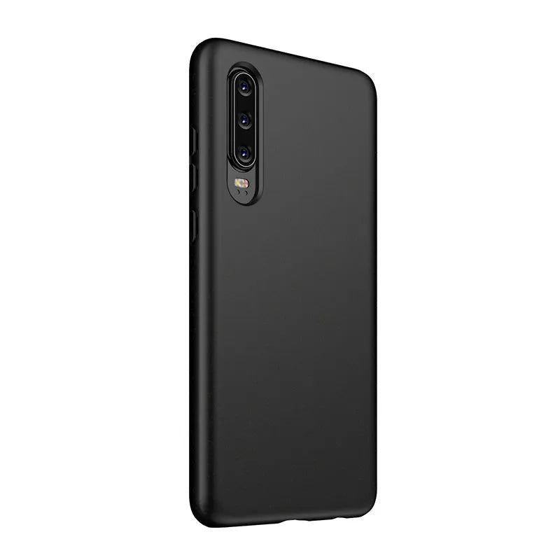 Huawei P30 TPU phone case in army green colour, showing back cover design.