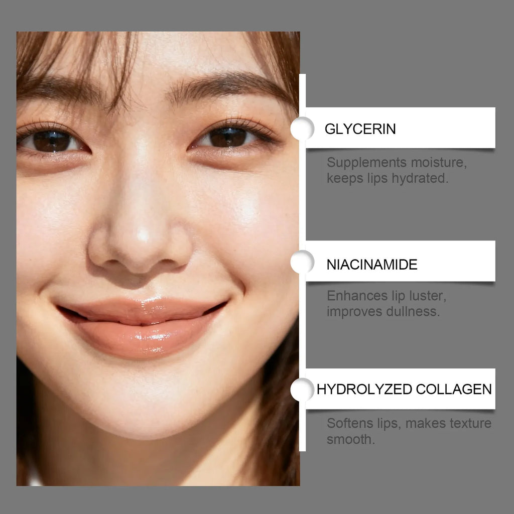 Moisturising lip gloss and lip liner duo set 15ml 1.2g in six colour options including Caramel Cotton and Violet.