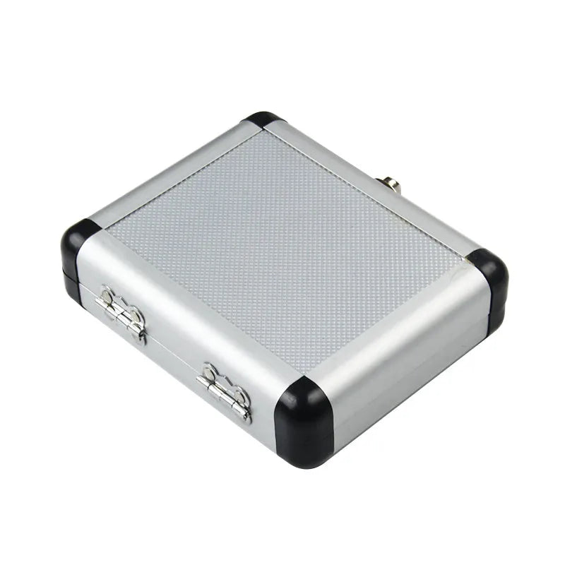 Steel opening aluminium tool box in gold colour, 58-80 mm length with 118° blade tip angle