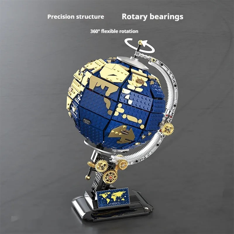 T1008 Discovery Series Earth Instrument building blocks assembled model display