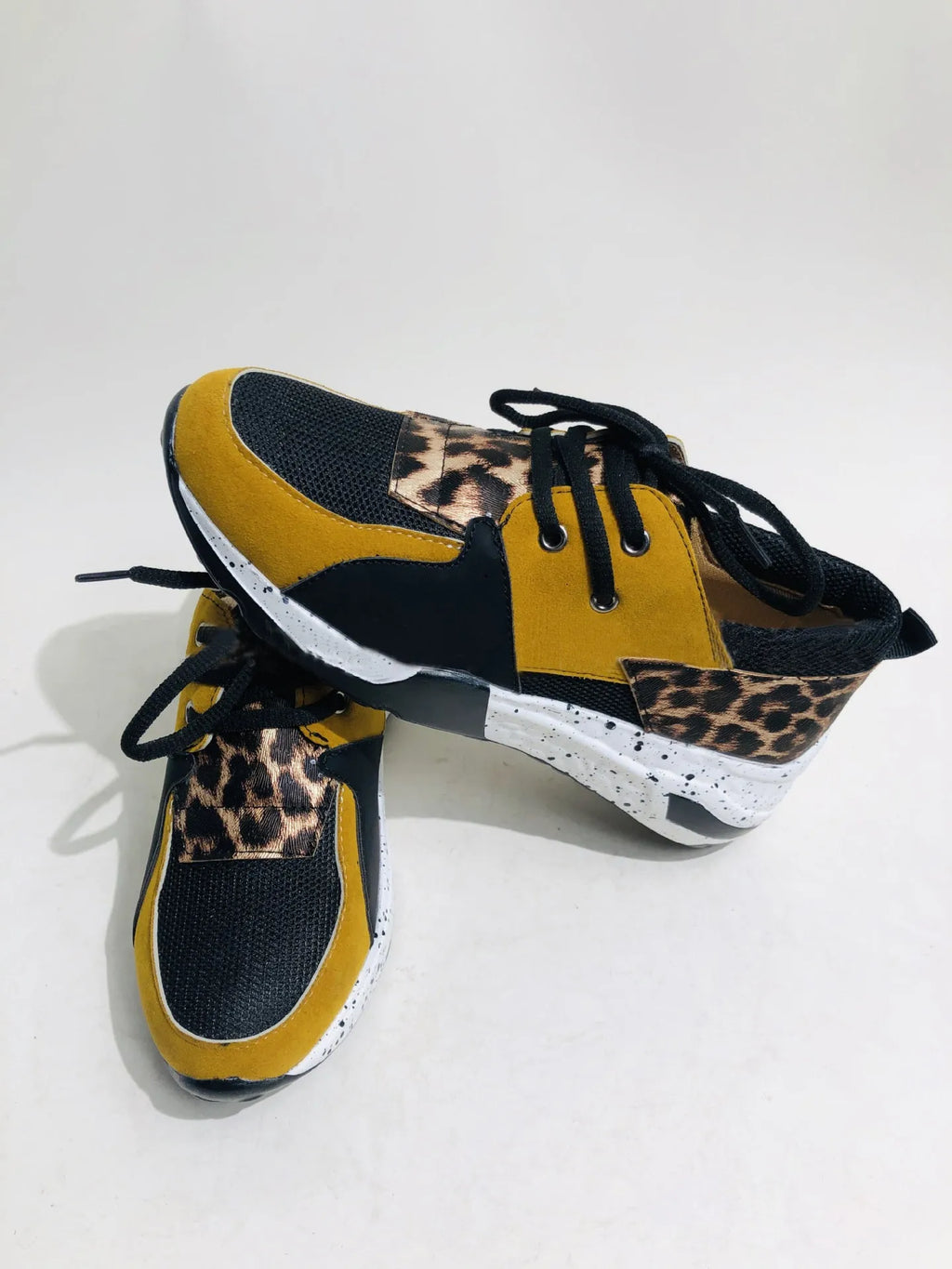 Women's casual suede sneakers with a wedge heel in various colour options