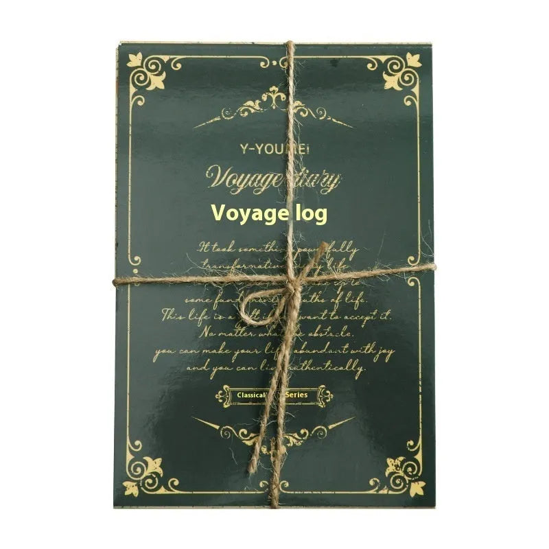 Retro-style decorative paper letters for notebook and diary decoration in six vintage colours