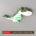 Cartoon dinosaur design ceiling light with PVC shade and aluminium body in 48cm diameter