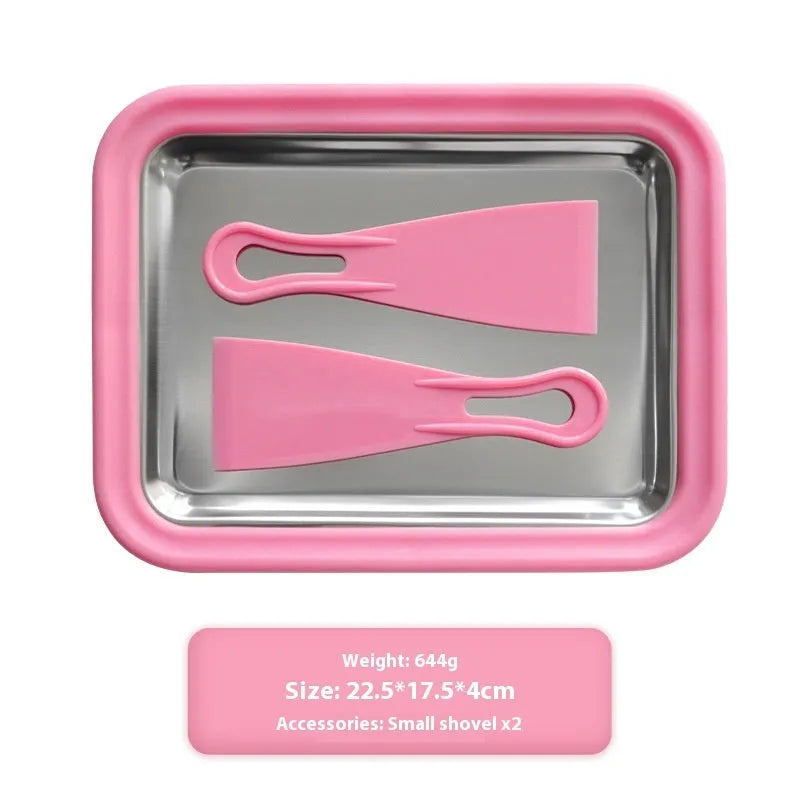 Children's DIY fried yogurt machine craft kit in green, pink, white, or rose red.