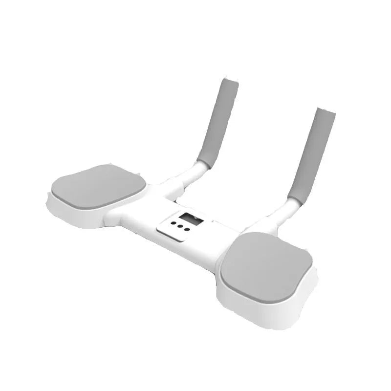 White household flat support trainer with aluminium frame and ABS components for home exercise
