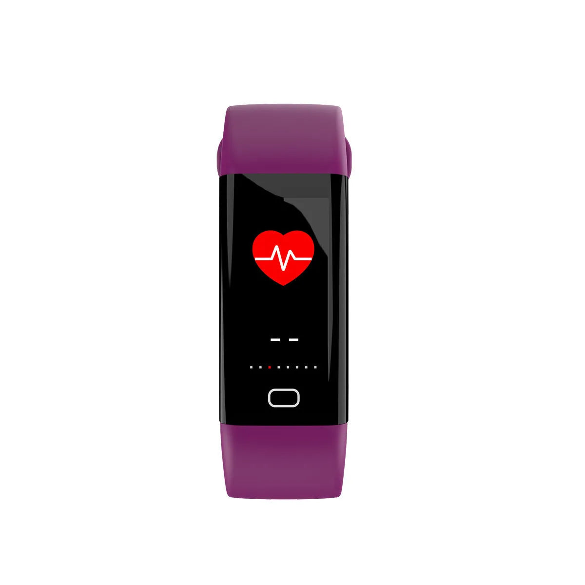 Big Screen Smart Band fitness tracker with OLED display shown in multiple colour options on a wrist.