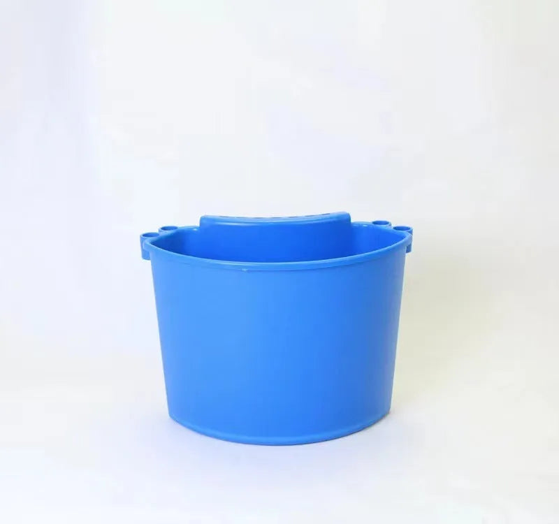 PP plastic car wash bucket with reinforced handle in choice of colours