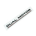 ABS plastic performance badge sticker for Tesla Model 3 bumper in multiple colour options.