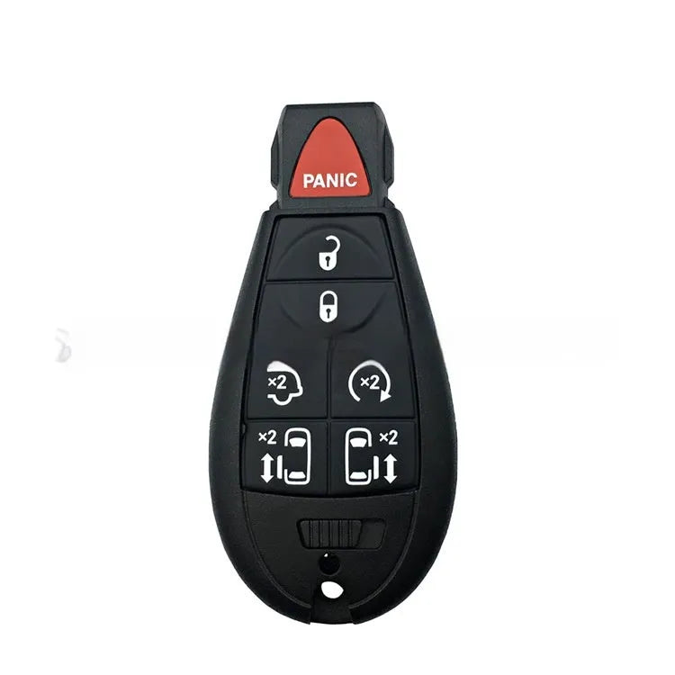ABS brass replacement key shell for Dodge Chrysler vehicles measuring 85x42x15mm