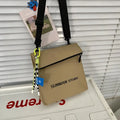 Polyester messenger bag design backpack with crossbody strap in bends and hitches colour option