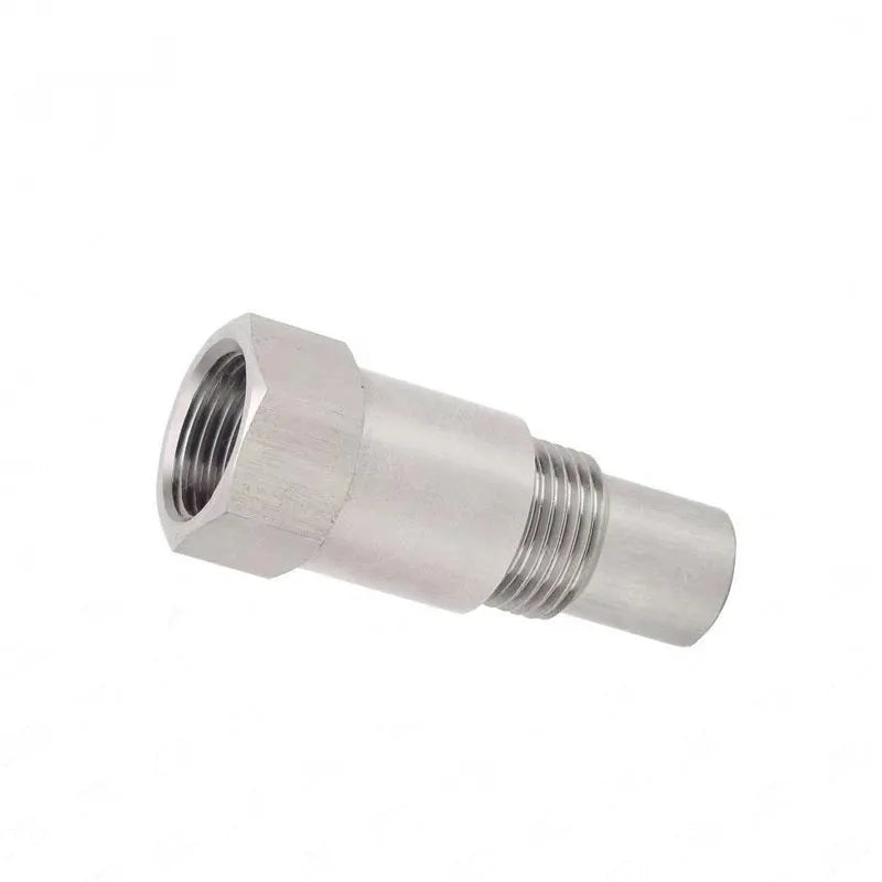 304 stainless steel car oxygen sensor adapter kit with three-way catalytic converter sensor.