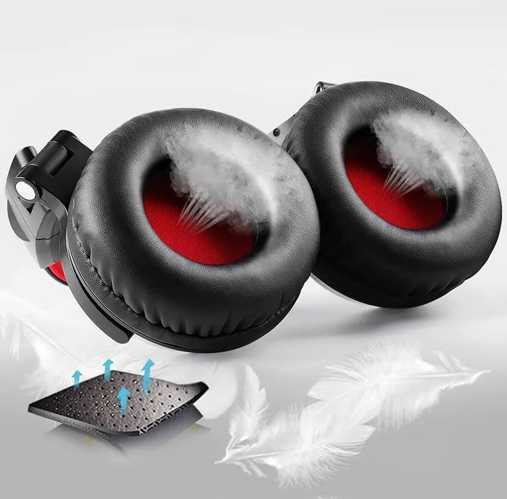 Pro-10 wired monitoring headset with 50mm driver and built-in microphone in black