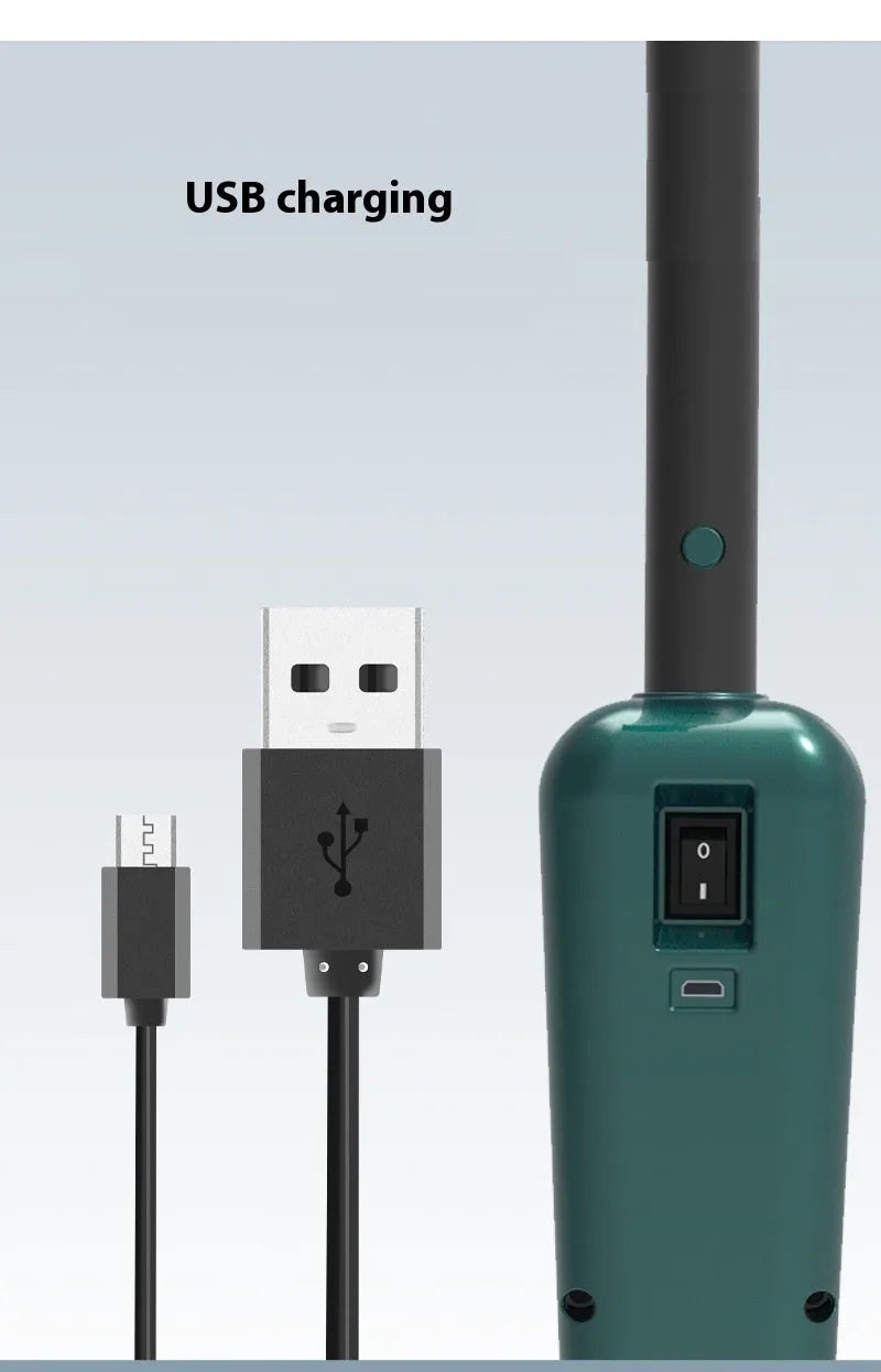 Wireless sweeping and mopping all-in-one machine in S5 Green colour with separate washbasin.