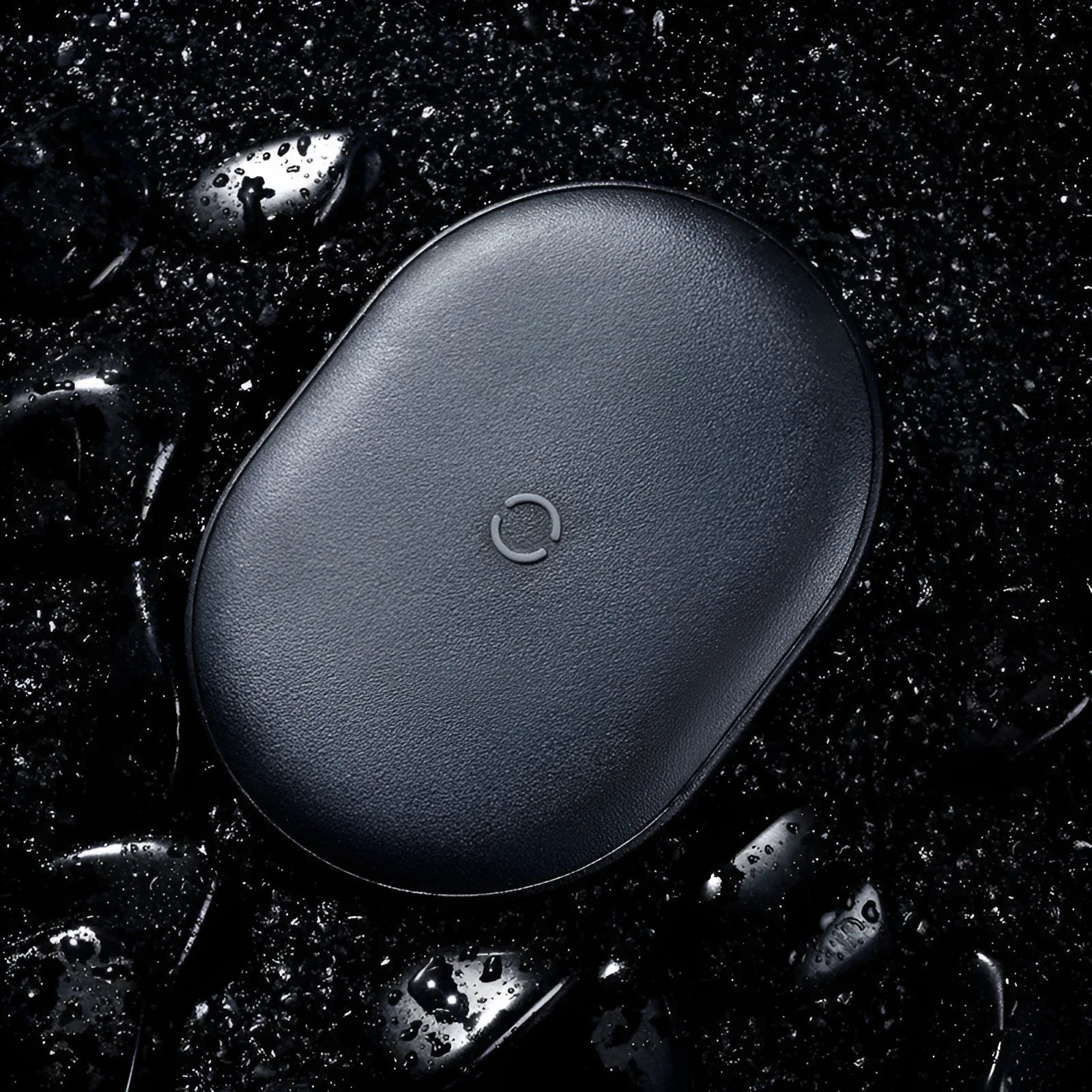 Baseus Rough 15W fast wireless charging pad for mobile phones in black or white.