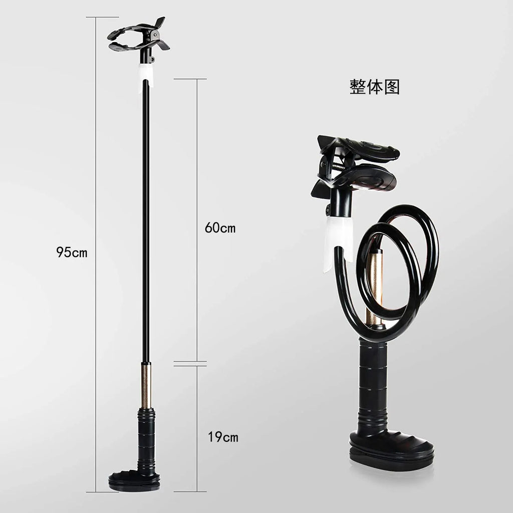 Universal ventilator hose bracket with 95cm length, aluminium alloy and ABS construction