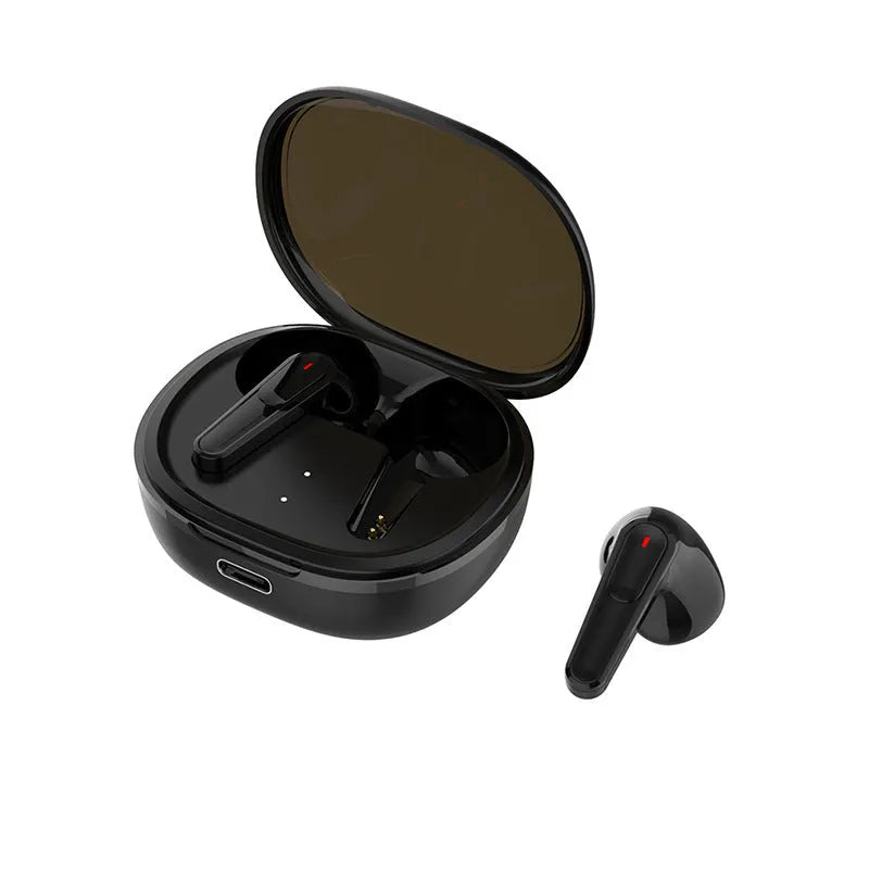 Black PRO30 Bluetooth in-ear headphones with noise reduction and gaming mode