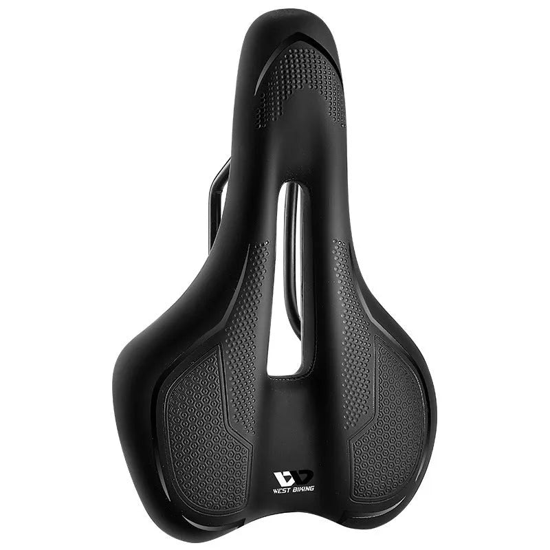 West Rider bicycle saddle cushion with high-elastic sponge and leather cover in black and colourful styles.