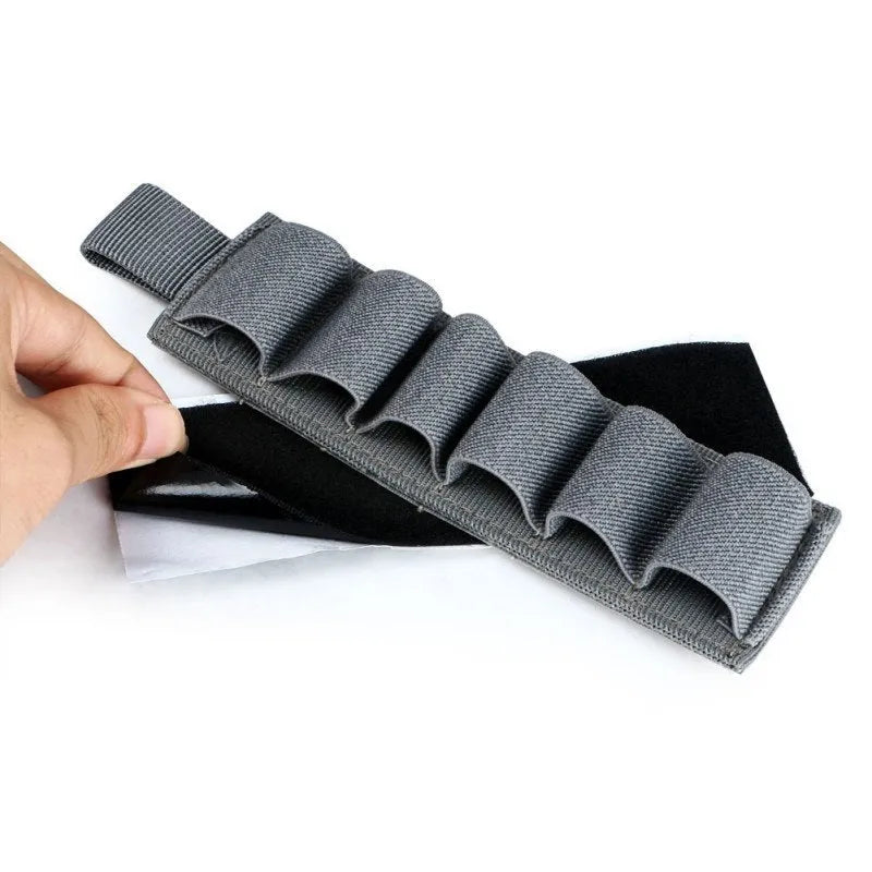 Tactical 6-hole Molle storage sticker in 1000D nylon measuring 5cm by 16.5cm
