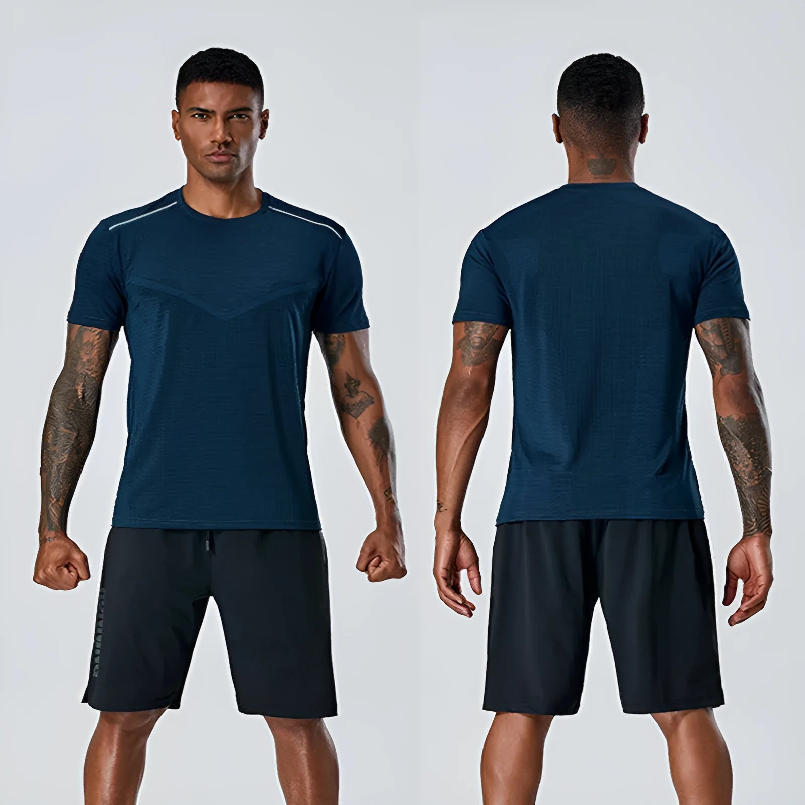 Quick-drying polyester T-shirt for men and women in Army Green