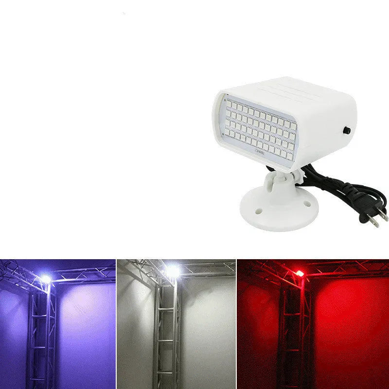 Sound control 48 LED stage strobe light unit with compact design for venue lighting